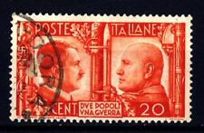 ITALIA - Regno - 1941 - Fratellanza d'armi italo-tedesca - Ritratti - 20 c.