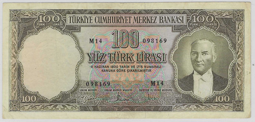 Turchia 100 - turchia/turchia, lire
