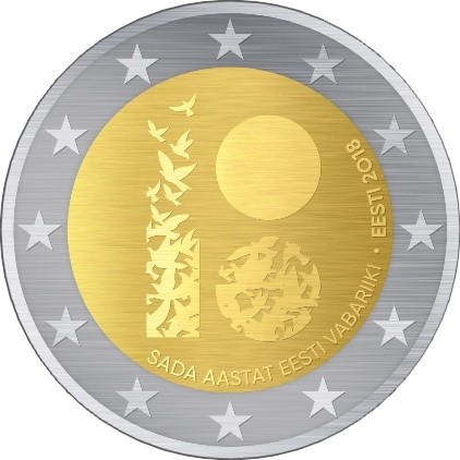 Estonia euro 2018 100 - 2018, "100