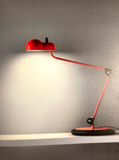 STILNOVO - LAMPADA DA TAVOLO MOD. TOPO - ROSSO