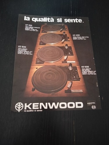 1976 kenwood giradischi - 1976, kp