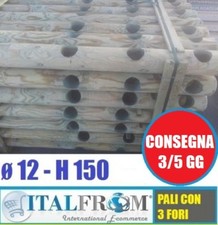 Pali in Legno di Pino con 3