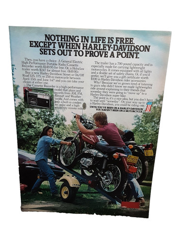 Moto harley davidson 1977 - davidson,