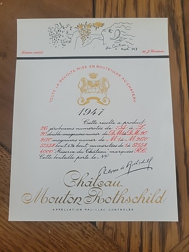 Etiquette château mouton - etiquette,