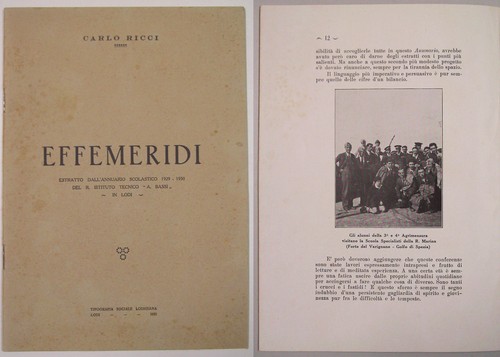 Ricci effemeridi istituto - ricci,