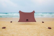 Grande tenda da spiaggia familiare anti UV (UPF 50+) fino a 5 persone, (o1O)