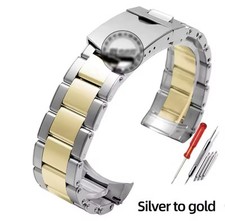 Bracciale rivettato oro - bracciale,