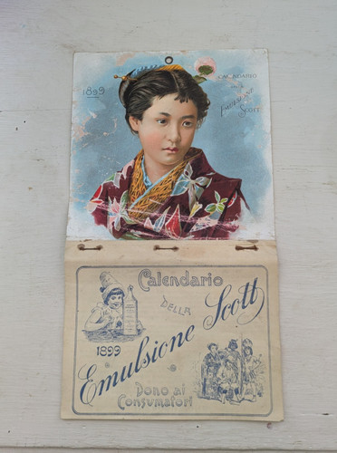Vecchio calendarietto - vecchio, da