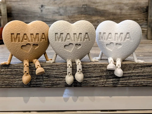 Cuore mama decorativo con - mama,
