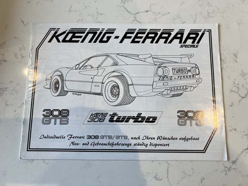 Brochure koenig ferrari con - koenig,