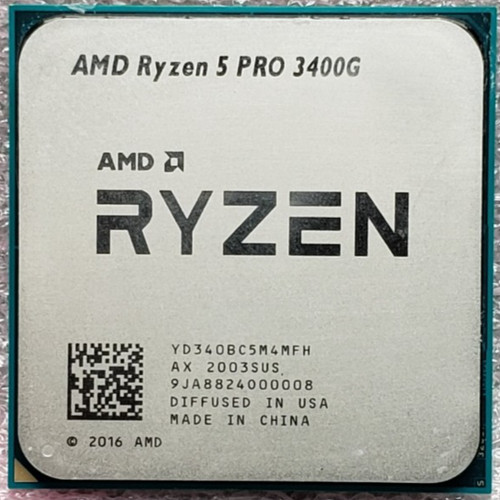 Amd ryzen pro 3400g - ryzen, 5