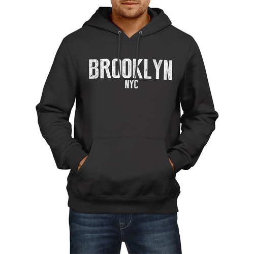 Felpa con cappuccio brooklyn - felpa,