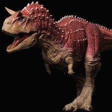 Nuova statua dinosauro REBOR Carnotaurus modello CRIMSON KING REQUIEM VERSIONE PLAIN