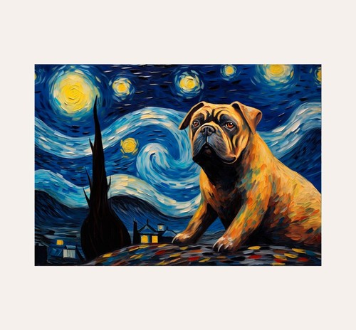 Cane corso dog starry - cane,