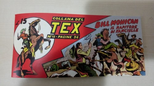 Tex striscia numero - tex, 1