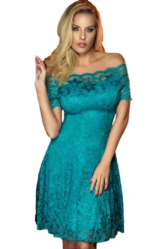 Abito ricamato pizzo gonna - , top