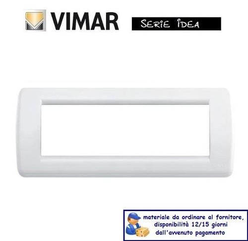 Placca rondo posti - posti, bianco