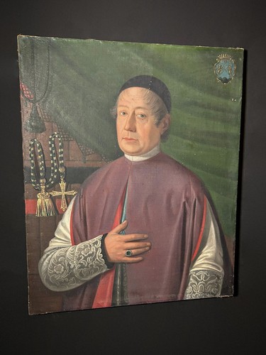 Dipinto ritratto prelato - dipinto,