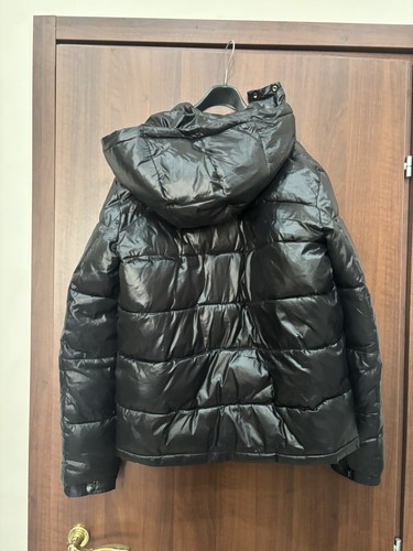 Giubotto piumino nero moncler - piumino,