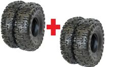 4 GOMME QUAD 13x5-6  (2) + 4.10-6 (2) PNEUMATICI RUOTA MINI QUAD 13x5.00-6