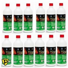 Bioetanolo combustibile liquido per stufa camino da interno bio etanolo 12 x 1 L