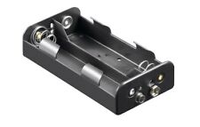 PORTABATTERIE A SCATTO 4 PILA MEZZA TORCIA C box porta batteria pile contenitore