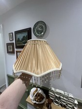 Paralume vintage plissettato