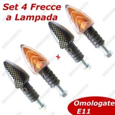 4 FRECCE MOTO CARBON DUCATI MONSTER 696 796 1100 HORNET UNIVERSALI OMOLOGATE