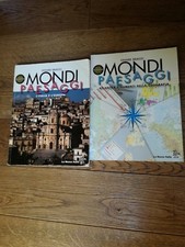 Lotto 3 libri di GEOGRAFIA: Mondi e paesaggi 1, 2, 3. Libri scuole medie