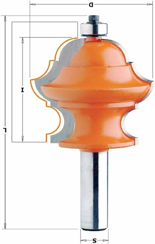 Fresa multiprofilo cmt cod - fresa,