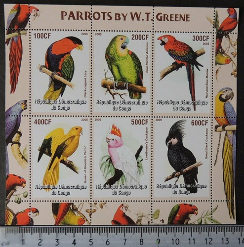 2005 birds greene parrots