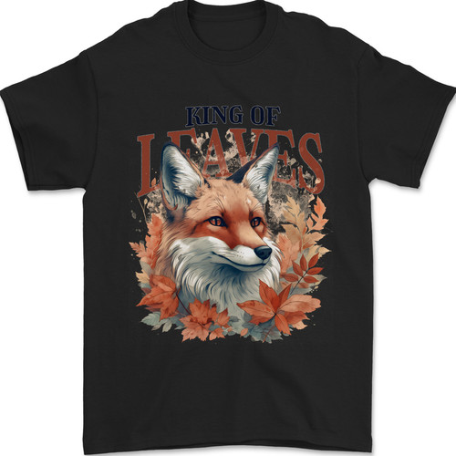 Fox del fogliame maglietta - re,