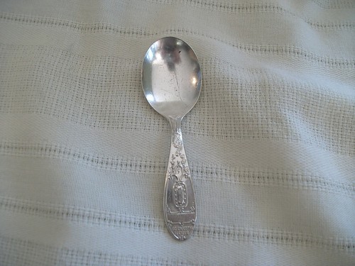 Cucchiaio nascita argento - , wm
