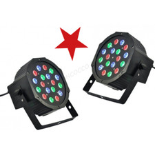 PAR 18 led x 1 Watt FARO RGBW DMX STROBO FLASH WASH PROGRAMMABILE o 1€ catalogo