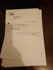 Lee Iacocca Chrysler, room bill anni 1974 " Canalgrande hotel Modena " DE TOMASO