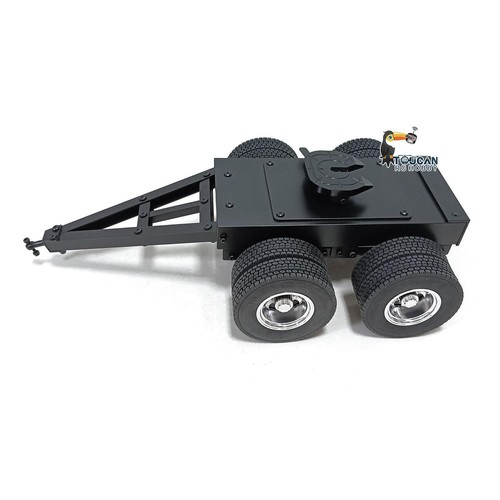 Rimorchio metallo nero - rimorchio,