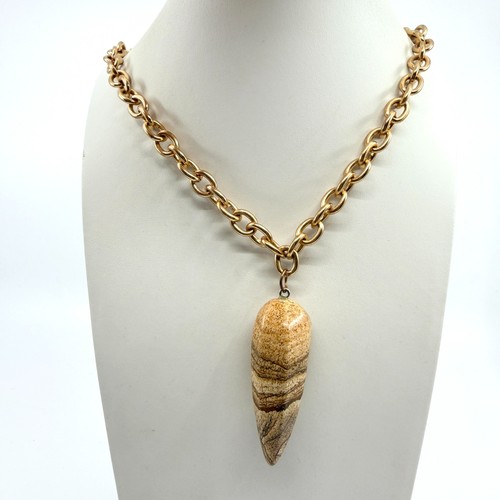 Collana con ciondolo goccia - con,