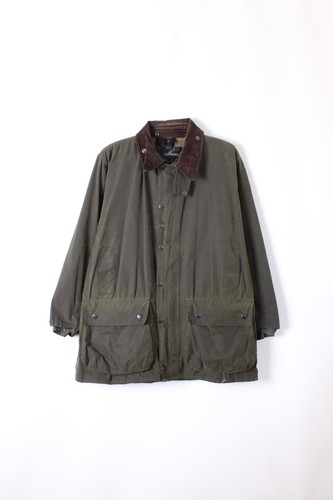Barbour border waxed jacket - waxed,