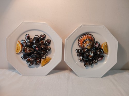 Coppia piatti ceramica