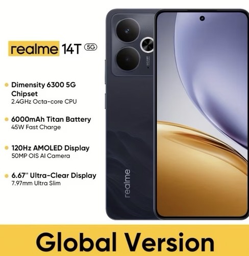 Realme 14t nero - 14t, 256gb