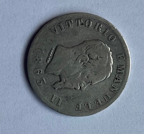 Lira 1863 stemma vittorio - 1,