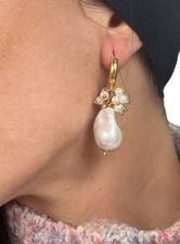 Orecchini in Acciaio Oro