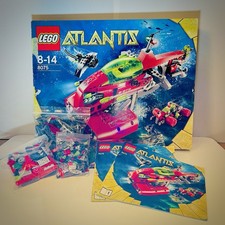 8075 LEGO Atlantis Nettuno Trasportino ~ Completo