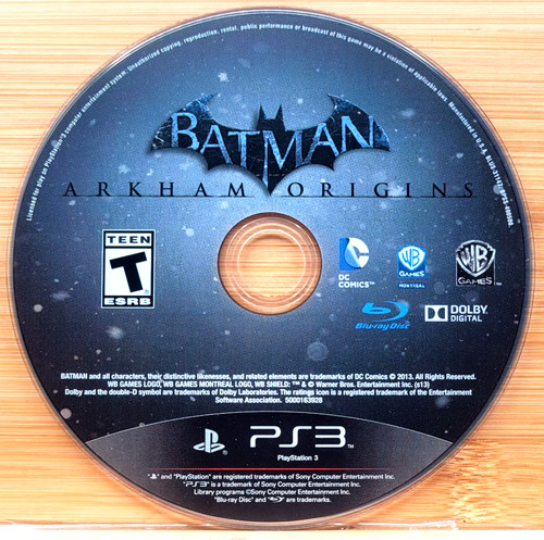 Batman arkham origins ps3 - batman,