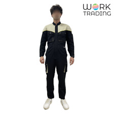 TUTA DA LAVORO MULTITASCHE IN COTONE TG.S / 46 BICOLORE MECCANICO AGRICOLTURA