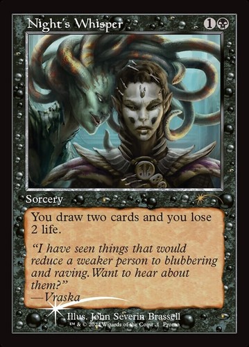 Mtg night whisper - whisper, exc