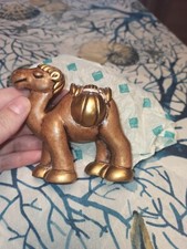 Thun raro cammello dromedario presepe classico marrone con sella 