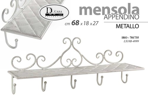 Mensola parete appendiabiti - parete,