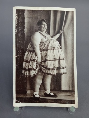 Cartolina antica ragazza - cartolina,