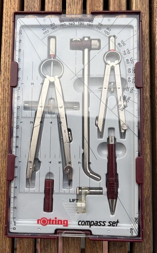 Vintage rotring compass - vintage,